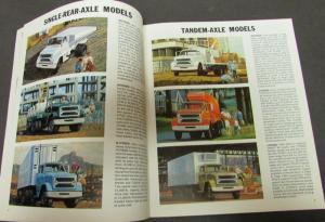 1966 Chevrolet Conventional Cab Series 70000 Diesel Truck Sales Brochure R1