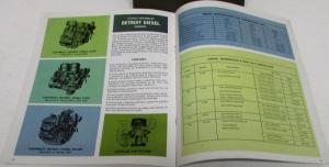 1966 Chevrolet Diesel Chassis Cab Truck D Q N Y U Series Sales Brochure R1