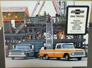 1966 Chevrolet Pickup Stake Chassis Cab Step & Step Van Truck Sales Folder R-1