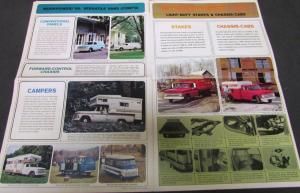 1966 Chevrolet Pickup Stake Chassis Cab Step & Step Van Truck Sales Folder R-1