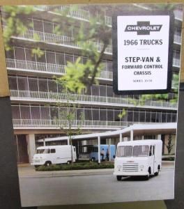 1966 Chevrolet Step Van & Forward Control Chassis Truck Sales Brochure Original