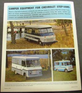 1966 Chevrolet Step Van & Forward Control Chassis Truck Sales Brochure Original