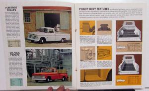 1966 Chevrolet Pickup Chassis Cab Stake C10 to 30 K10 to 20 Truck Brochure R1