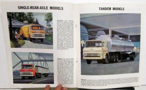 1966 Chevrolet Tilt Cab Gas Model 70000 & 80000 Truck Sales Brochure Original