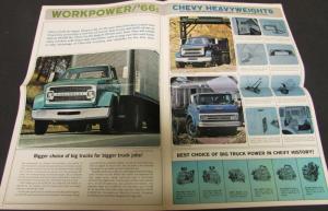 1966 Chevrolet Chassis Cab Stake Gas Diesel 50 60 80 70000 80000 Sales Brochure