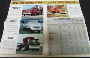 1966 Chevrolet Chassis Cab Stake Gas Diesel 50 60 80 70000 80000 Sales Brochure