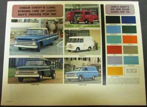 1966 Chevrolet Chassis Cab Stake Gas Diesel 50 60 80 70000 80000 Sales Brochure