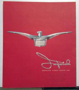1957 Chrysler Imperial Southampton Crown Lebaron Color Original Sales Brochure