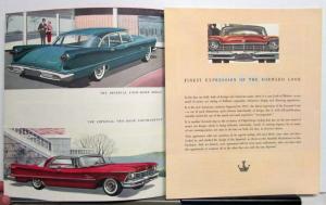 1957 Chrysler Imperial Southampton Crown Lebaron Color Original Sales Brochure