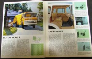 1967 Chevrolet Gas Diesel Tilt Cab Series 40 50 60 Truck Sales Brochure Original
