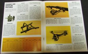 1967 Chevrolet Gas Diesel Tilt Cab Series 40 50 60 Truck Sales Brochure Original