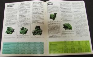 1967 Chevrolet Gas Diesel Tilt Cab Series 40 50 60 Truck Sales Brochure Original