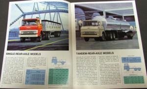 1967 Chevrolet Gas Diesel 72 Tilt Cab Series 70 80 Truck Brochure Original