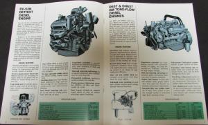 1967 Chevrolet Gas Diesel 72 Tilt Cab Series 70 80 Truck Brochure Original