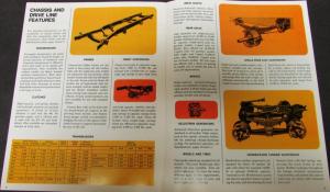 1967 Chevrolet Gas Diesel 72 Tilt Cab Series 70 80 Truck Brochure Original