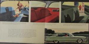 1959 Chrysler Color Original Sales Brochure New Yorker Saratoga Windsor