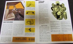 1967 Chevrolet Gas Diesel Conventional Cab Series 70 80 Truck Brochure Original