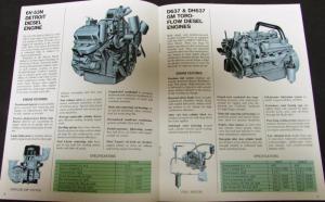 1967 Chevrolet Gas Diesel Conventional Cab Series 70 80 Truck Brochure Original