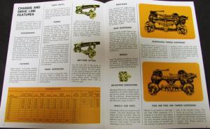 1967 Chevrolet Gas Diesel Conventional Cab Series 70 80 Truck Brochure Original