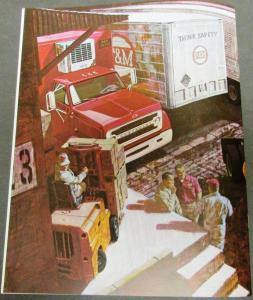 1967 Chevrolet Gas Diesel Conventional Cab Series 70 80 Truck Brochure Original
