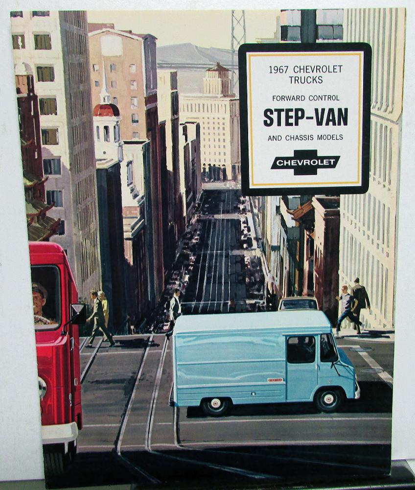 1967 Chevrolet Fwd Control Step Van & Chassis Model Truck Sales Brochure Orig
