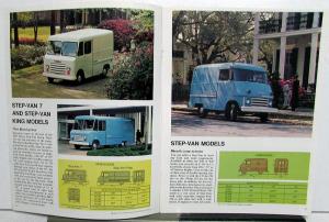 1967 Chevrolet Fwd Control Step Van & Chassis Model Truck Sales Brochure Orig