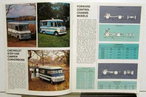 1967 Chevrolet Fwd Control Step Van & Chassis Model Truck Sales Brochure Orig