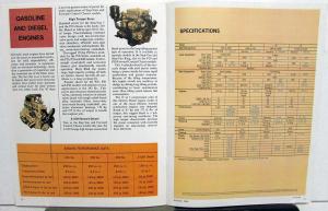 1967 Chevrolet Fwd Control Step Van & Chassis Model Truck Sales Brochure Orig