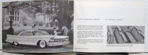 1959 Chrysler Imperial Sales Brochure Mailer Non Color Original Smaller