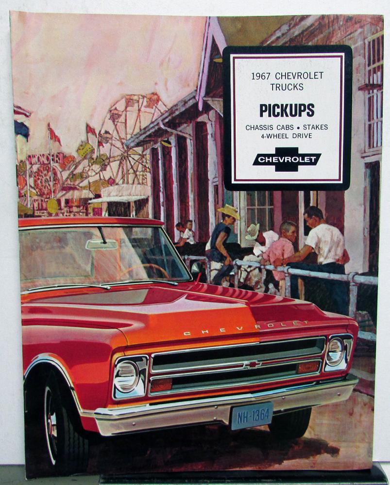 1967 Chevrolet Pickup Chassis Cab Stake 10 20 30 Truck Brochure Original