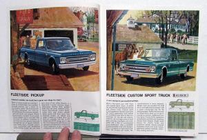 1967 Chevrolet Pickup Chassis Cab Stake 10 20 30 Truck Brochure Original