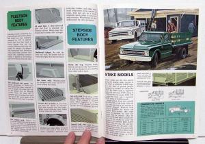1967 Chevrolet Pickup Chassis Cab Stake 10 20 30 Truck Brochure Original