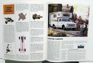 1967 Chevrolet Pickup Chassis Cab Stake 10 20 30 Truck Brochure Original