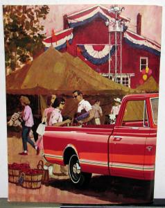 1967 Chevrolet Pickup Chassis Cab Stake 10 20 30 Truck Brochure Original
