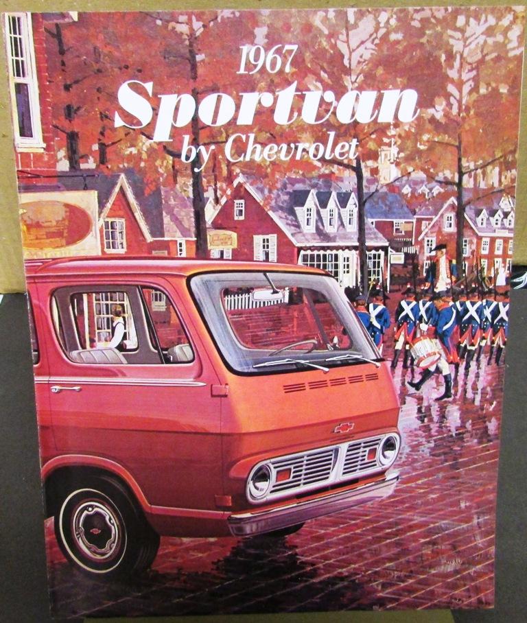 1967 Chevrolet Sportvan Truck Dealer Sales Brochure Original