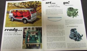1967 Chevrolet Sportvan Truck Dealer Sales Brochure Original