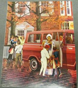 1967 Chevrolet Sportvan Truck Dealer Sales Brochure Original