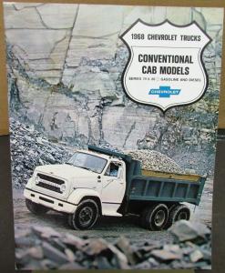 1968 Chevrolet Conventional Cab Gas Diesel 70 80 Truck Sales Brochure Original