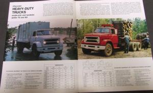 1968 Chevrolet Conventional Cab Gas Diesel 70 80 Truck Sales Brochure Original