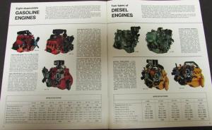1968 Chevrolet Tilt Cab Gas Diesel 40 to 80 Truck Dealer Brochure Original