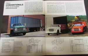 1968 Chevrolet Conventional Cab Series 40 50 60 Truck Sales Brochure