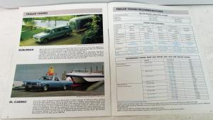 1968 Chevrolet Campers RV Series 10 20 30 Truck Dealer Sales Brochure R1