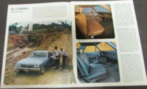 1968 Chevrolet El Camino Truck Dealer Sales Brochure Folder Original