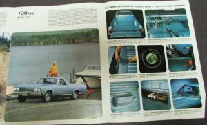 1968 Chevrolet El Camino Truck Dealer Sales Brochure Folder Original