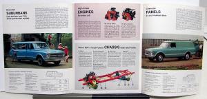 1968 Chevrolet Suburban & Panel CS CE 10 20 Truck Sales Brochure Original
