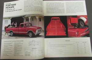 1968 Chevrolet Pickup Chassis Cab Stake Truck Dealer Sales Brochure R1