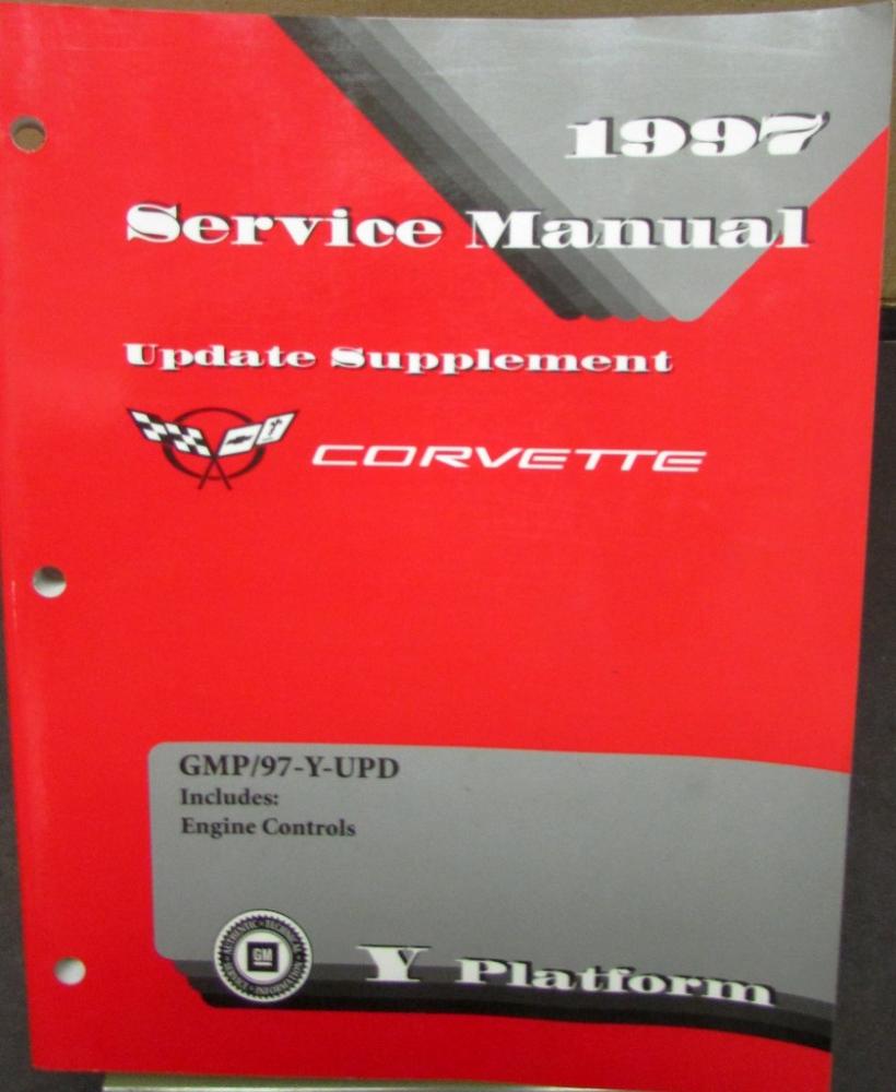 Original 1997 Chevrolet Corvette Shop Service Repair Manual Update Supplement