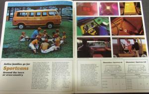1969 Chevrolet Chevy Van Sportvan Truck Dealer Sales Brochure Original