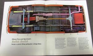 1969 Chevrolet Chevy Van Sportvan Truck Dealer Sales Brochure Original