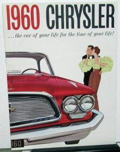 1960 Chrysler Windsor Saratoga New Yorker Color Sales Brochure Reg Size